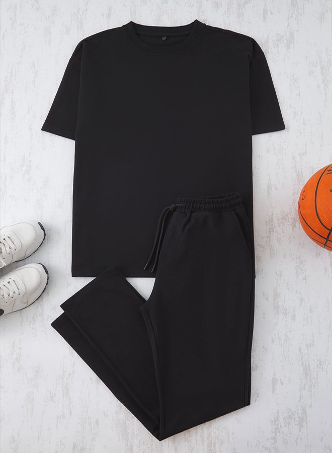 trendyol Black Oversize 3 Piece Uniform Set Teddington - Image 3