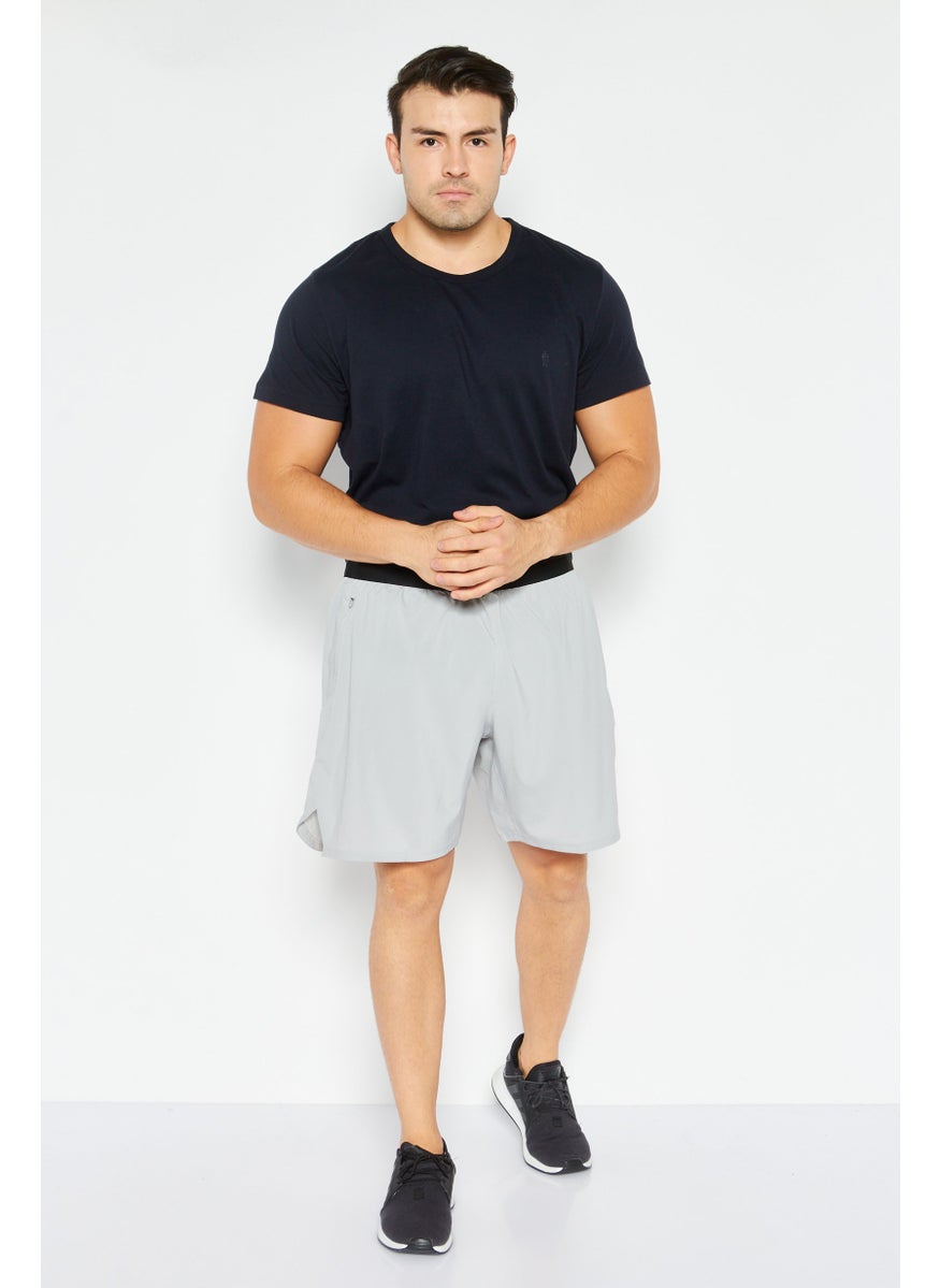 Reebok Men Sportswear Fit Training Short, Grey  - Image 2