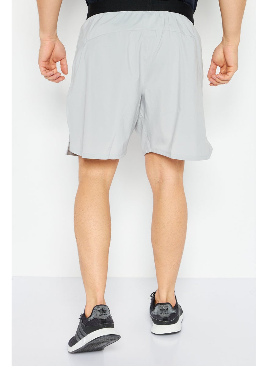 Reebok Men Sportswear Fit Training Short, Grey  - Image 3
