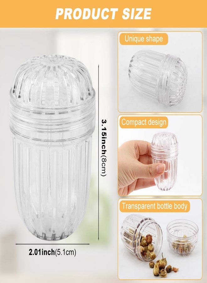 Ranjaner 3Pcs Fruit Infuser, Clear Tea Infuser Ball for Wide Mouth Bottles, Fruit Diffuse Tea Infuser Strainer Filters(Clear,Size:2 * 3.15inch) - Image 4