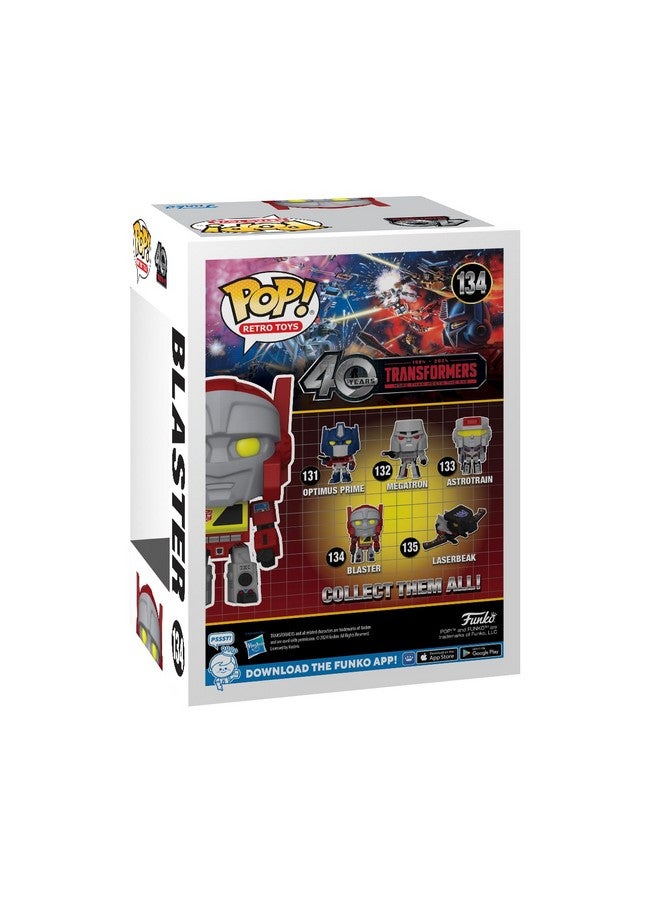 Funko Pop Retro Toys: Transformers: Generation 1-40th Anniversary, Blaster - Collectable Vinyl Figure - Gift Idea - Official Merchandise - Toys for Kids & Adults - Action/Adventure Fans - Image 3