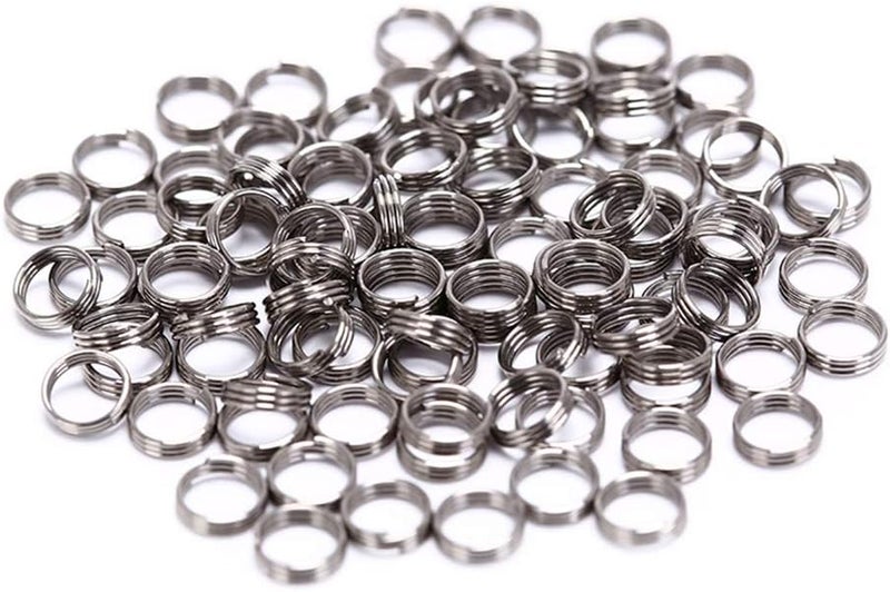 EORTA 100 Pieces Stainless Steel Dart Shaft Rings O-Ring Spring Ring for Dart Nylon Shafts Accessories, 4.15 MM - Image 1