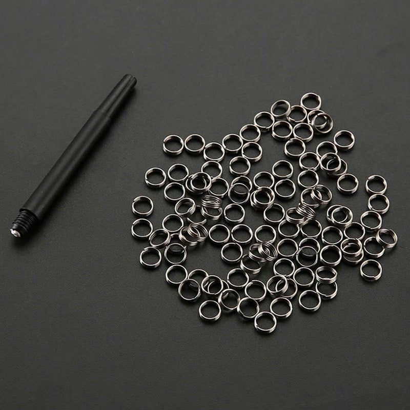 EORTA 100 Pieces Stainless Steel Dart Shaft Rings O-Ring Spring Ring for Dart Nylon Shafts Accessories, 4.15 MM - Image 4