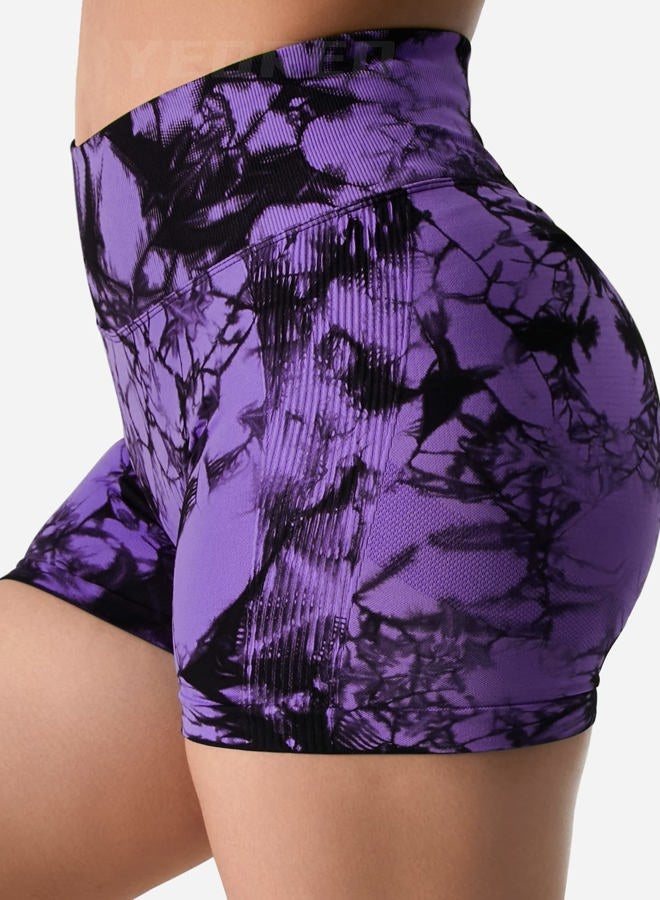 YEOREO Professional Women Workout Shorts 3.6" Scrunch Seamless High Waisted Contour Gym Yoga Biker - Image 5