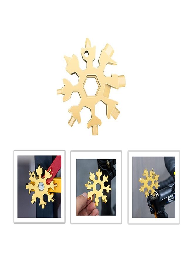 18-in-1 Snowflake Multi-Purpose Snow Window Tool Made of Scratch and Rust Resistant Solid Steel – SPS10 - Image 5