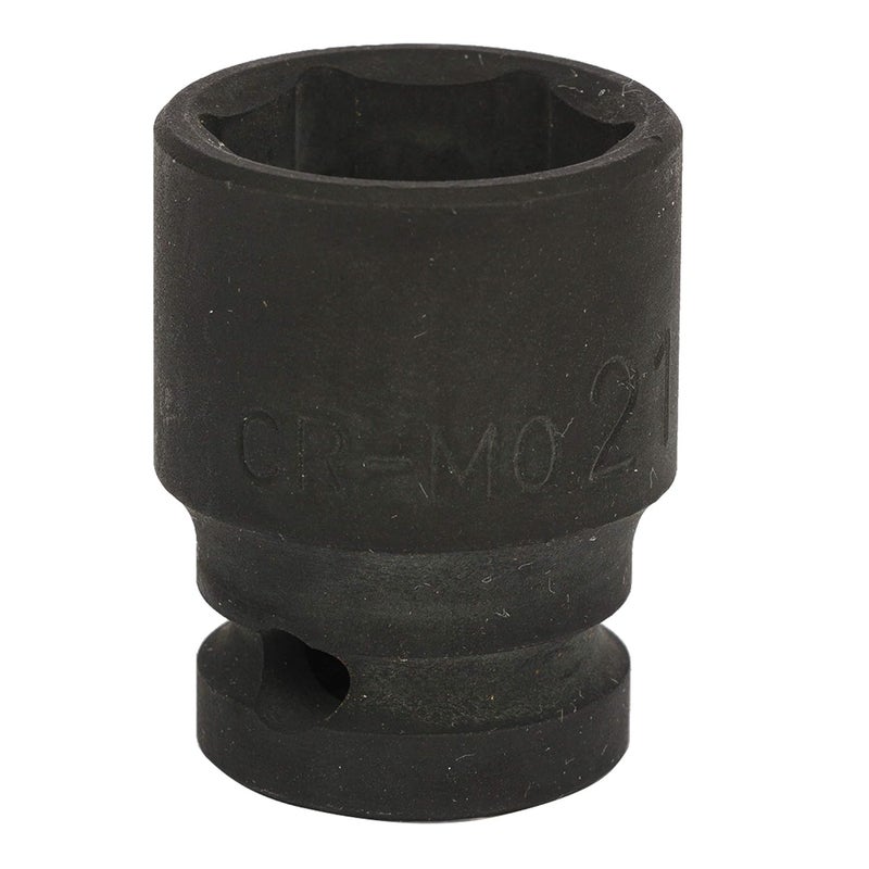 Stanley STANLEY STMT894488B ChromeMolybdenum Steel 6 Point Impact Socket 12 inch 21 mmBlack  - Image 2