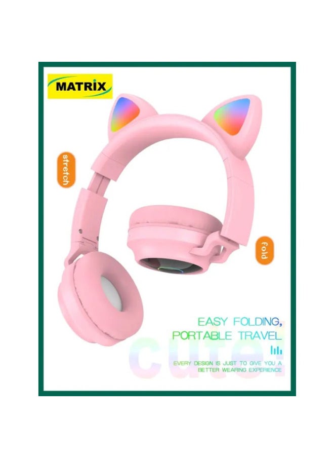 MATRIX Matrix Wireless Headsets - 200 mAh - Pink - M-55  - Image 2