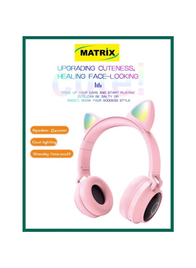 MATRIX Matrix Wireless Headsets - 200 mAh - Pink - M-55  - Image 3