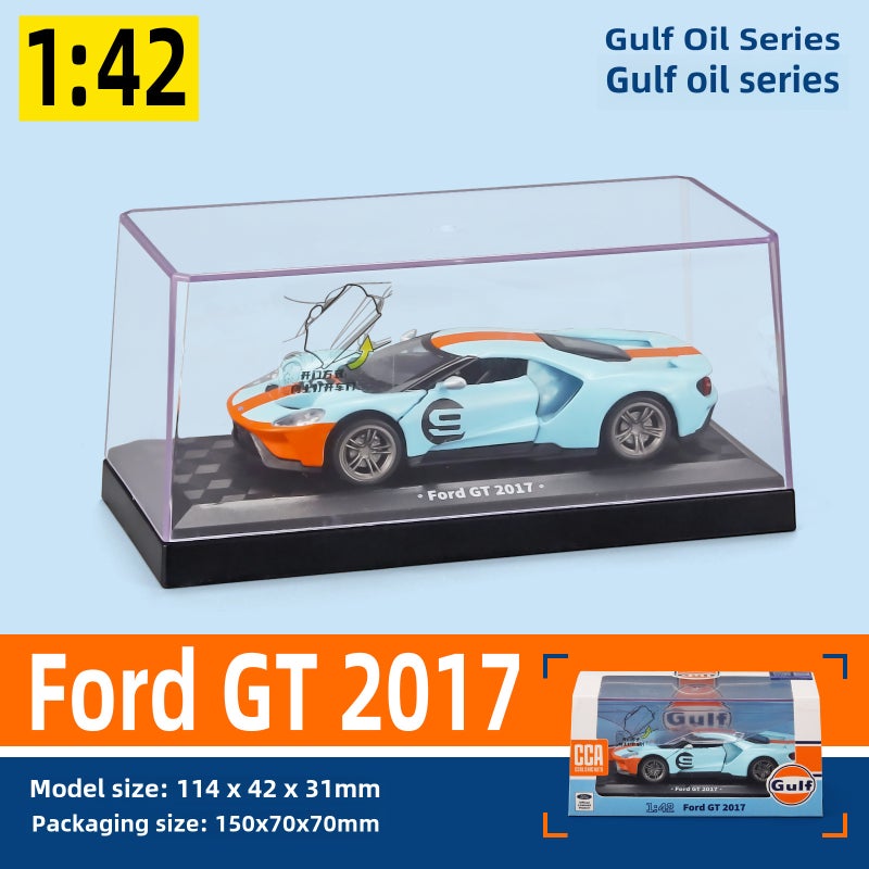 1:43 Deluxe Fashion Car Model Toy Collection 1 to 42 Ford GT-box-Blue 