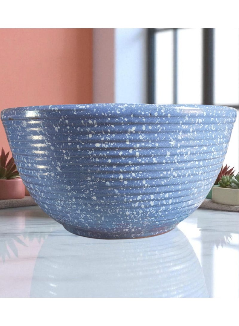 كلور زون بوتري طاجن من الفخار و الخزف مستدير جامبو يتحمل درجات الحراره وغير المباشره, شعله اوداخل الفرن 30 سم - Image 1