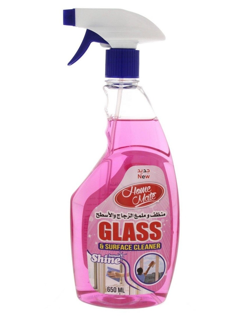 Home Mate Glass And Surface Cleaner Pink 650 ML