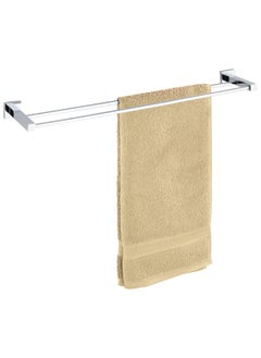 Wenko WENKO Power-Loc towel rail Duo San Remo - attaches without drilling, double rail, brass, chrome  - Image 2