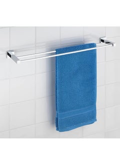 Wenko WENKO Power-Loc towel rail Duo San Remo - attaches without drilling, double rail, brass, chrome  - Image 3