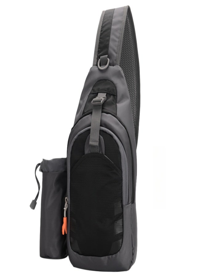 JUNLETU Men Women Sling Backpack Chest Crossbody Bag Shoulder Bag Travel Sports Gym Daypack - Image 1