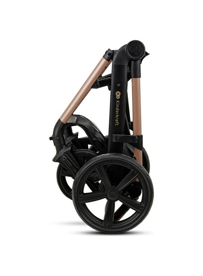 Kinderkraft - Moov 2 Air 4-In-1 Multifunctional Baby Stroller - Sand Beige - Image 3