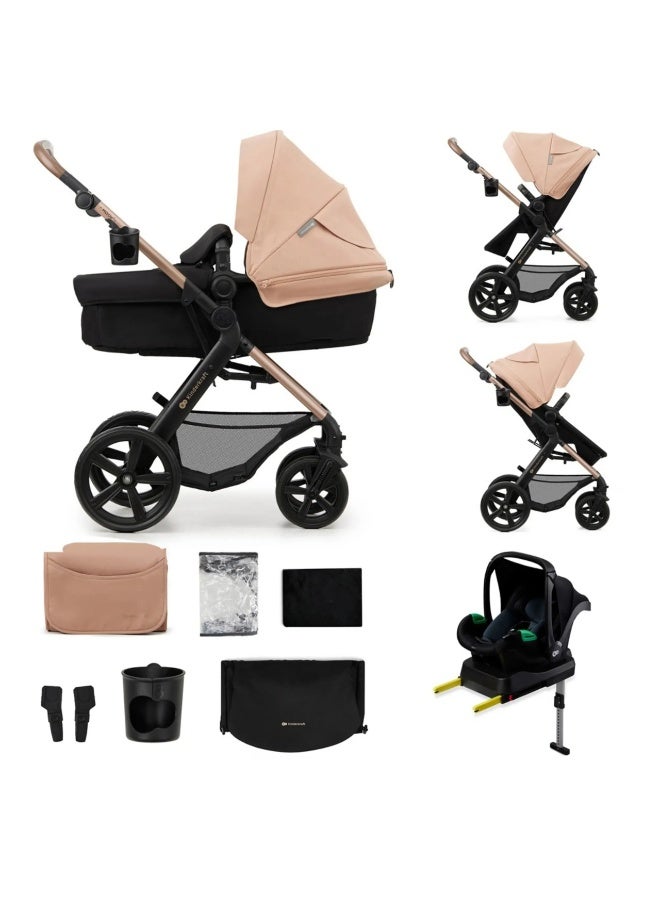 Kinderkraft - Moov 2 Air 4-In-1 Multifunctional Baby Stroller - Sand Beige - Image 4