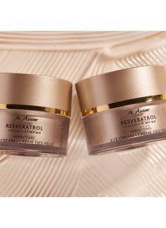 أم. أسام كريم العين المثالي Resveratrol Premium Nt50 - كريم مضاد للشيخوخة تحت العين مع الريسفيراترول وحمض الهيالورونيك لتنعيم التجاعيد والخطوط الدقيقة، تركيبة نباتية، 1.01 أونصة سائلة  - Image 3