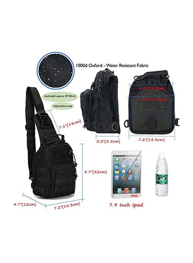 Tactical Shoulder Bag 600D Outdoor Military Sling Daypack Backpack  - Image 4