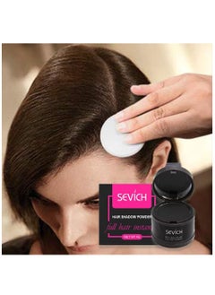 Sevich Instantly Hairline Shadow Hairline Powder Quick Cover Hair Root Concealer Eyebrows & Beard Line Hair Root Touch Up for Thinning Hairline Windproof & Sweatproof (Black)  - Image 3