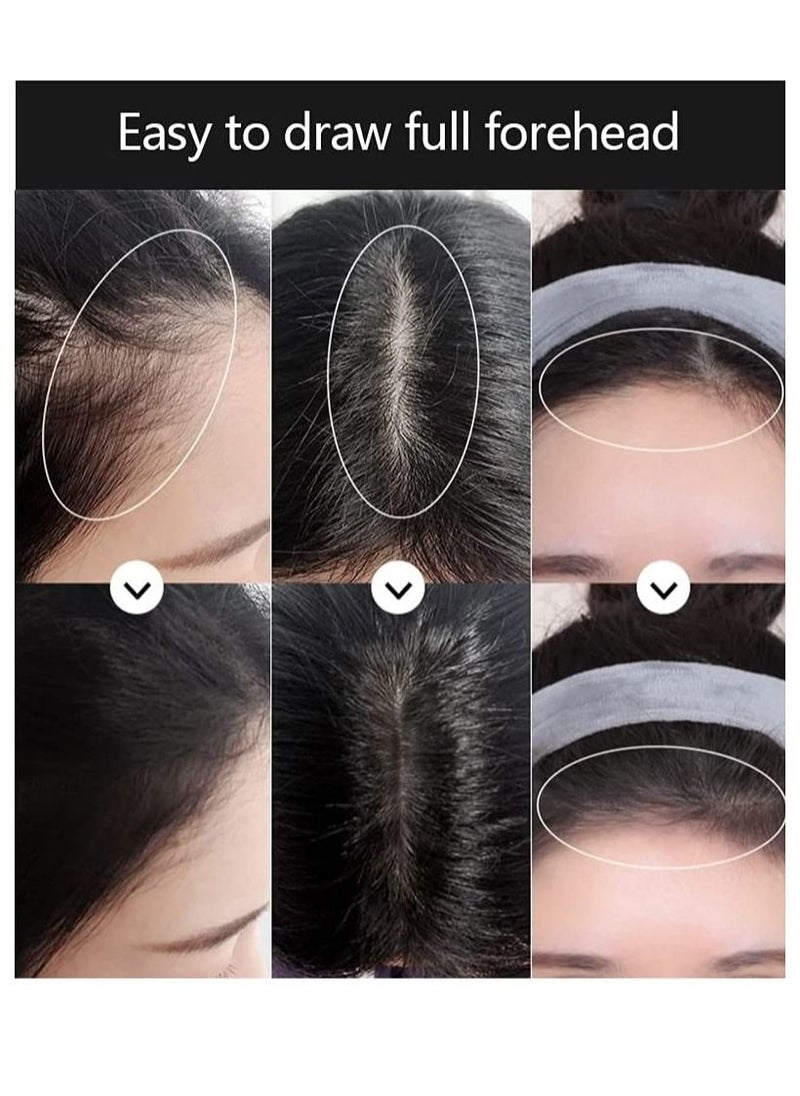 Sevich Instantly Hairline Shadow Hairline Powder Quick Cover Hair Root Concealer Eyebrows & Beard Line Hair Root Touch Up for Thinning Hairline Windproof & Sweatproof (Black)  - Image 4