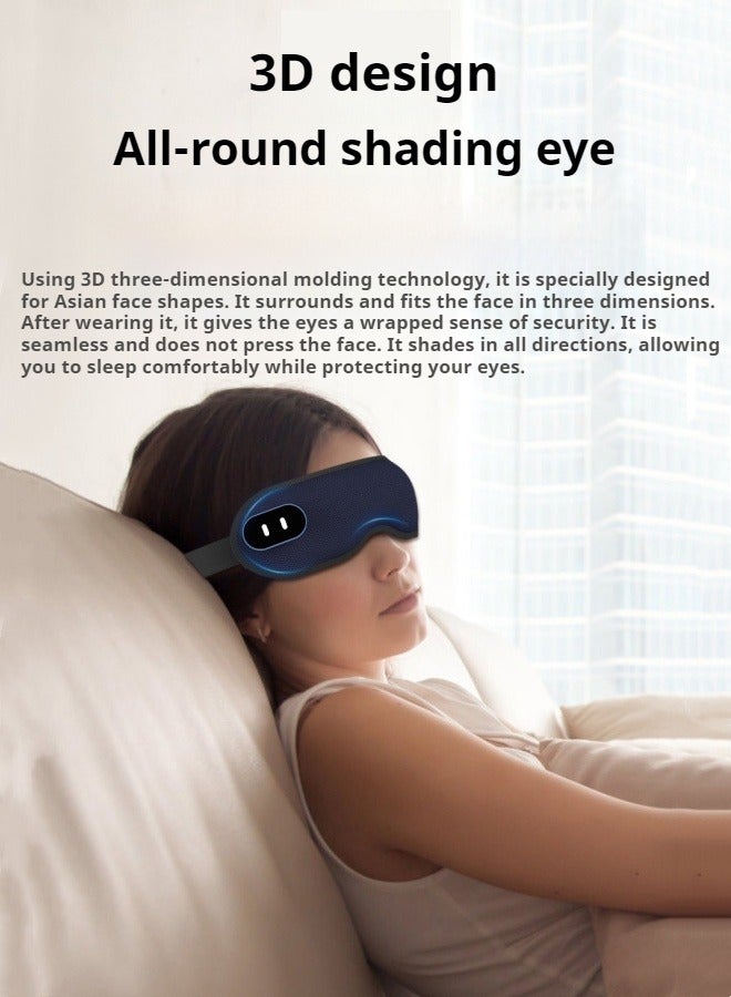 M MIAOYAN Smart Electric Magnetic Eye Massager Cold Compress Hot Compress Vibrating Eye Mask Convenient Rechargeable Eye Massager  - Image 2