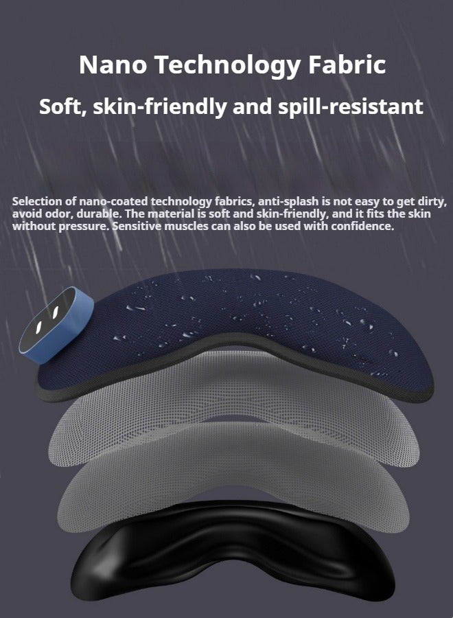 M MIAOYAN Smart Electric Magnetic Eye Massager Cold Compress Hot Compress Vibrating Eye Mask Convenient Rechargeable Eye Massager  - Image 4