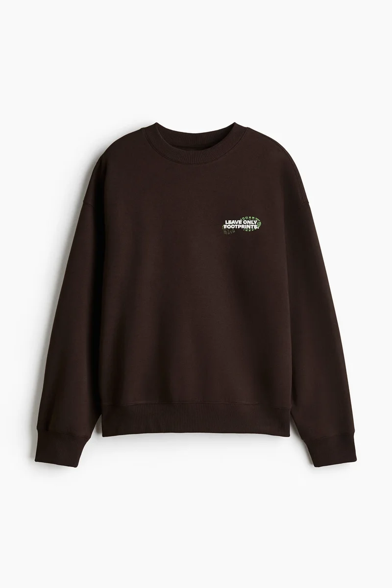 H&M Loose Fit Printed sweatshirt