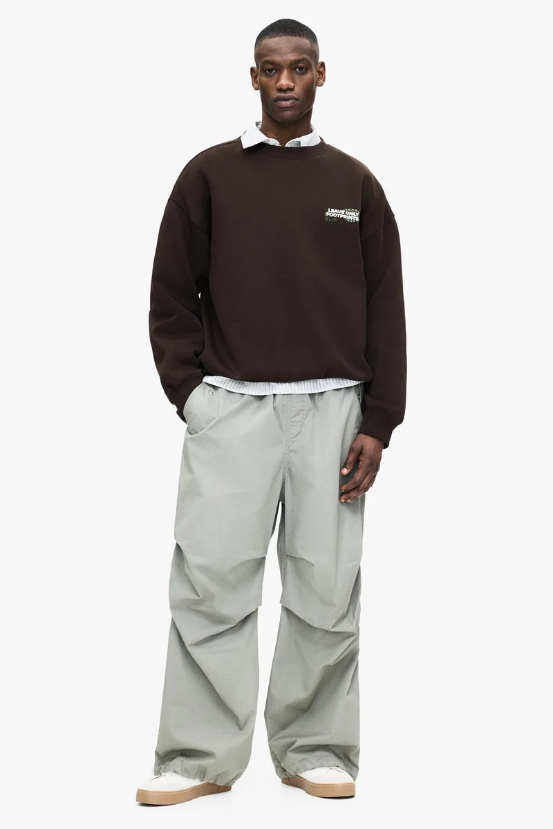 H&M Loose Fit Printed sweatshirt