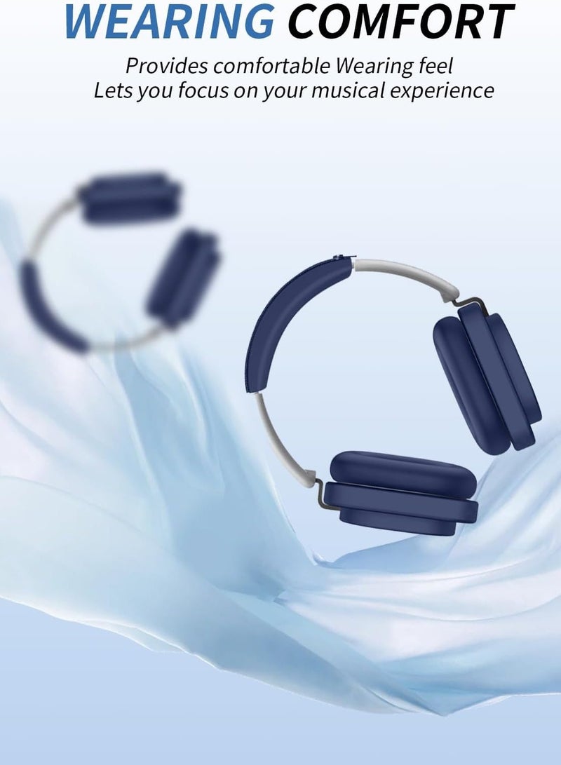 عام وسائد سماعات الأذن وحافظة طوق الرأس متوافقة مع سماعات Nothing Headphones (1)، حماية شاملة 3 في 1، مقاومة للتنقيط والعرق - Image 4