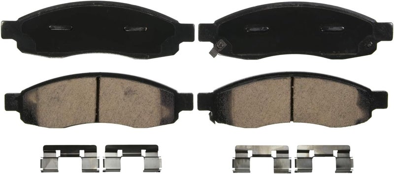 Wagner QuickStop ZD1015 Ceramic Disc Pad Set with Installation Hardware - Front - Image 1