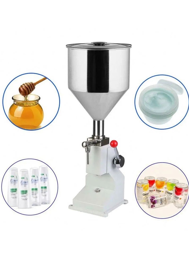 LETWOO LETWOO A-03 5-50ml Manual Type Paste and Liquid Both Filling Machine For Honey Toothpaste Juice Gel Shampoo Hand Washing Filling  - Image 5
