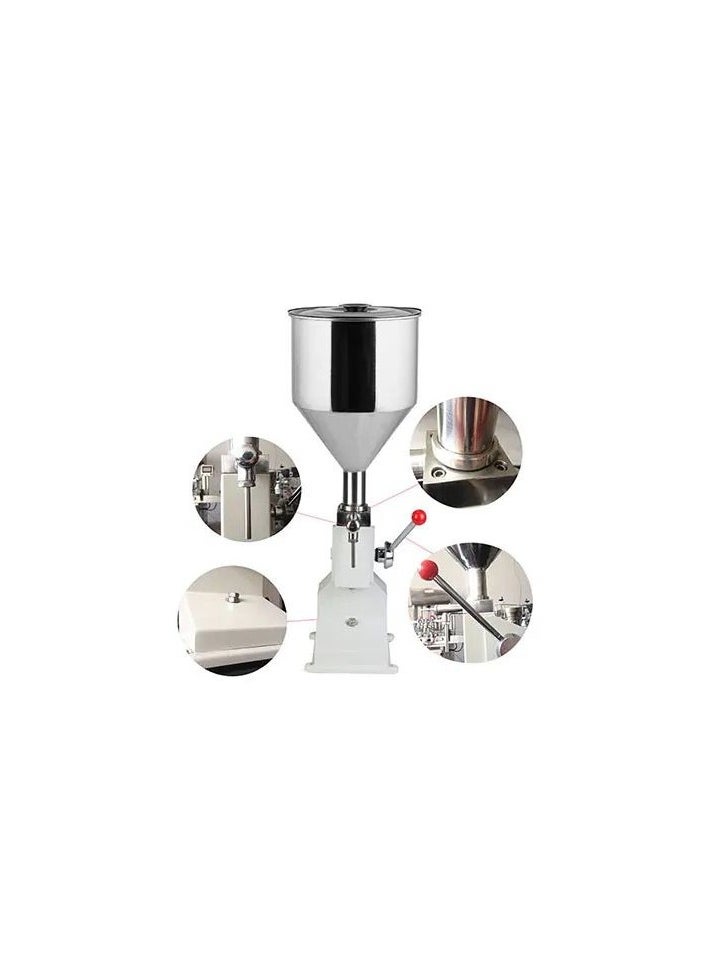 LETWOO A-03 5-50ml Manual Type Paste and Liquid Both Filling Machine For Honey Toothpaste Juice Gel Shampoo Hand Washing Filling
