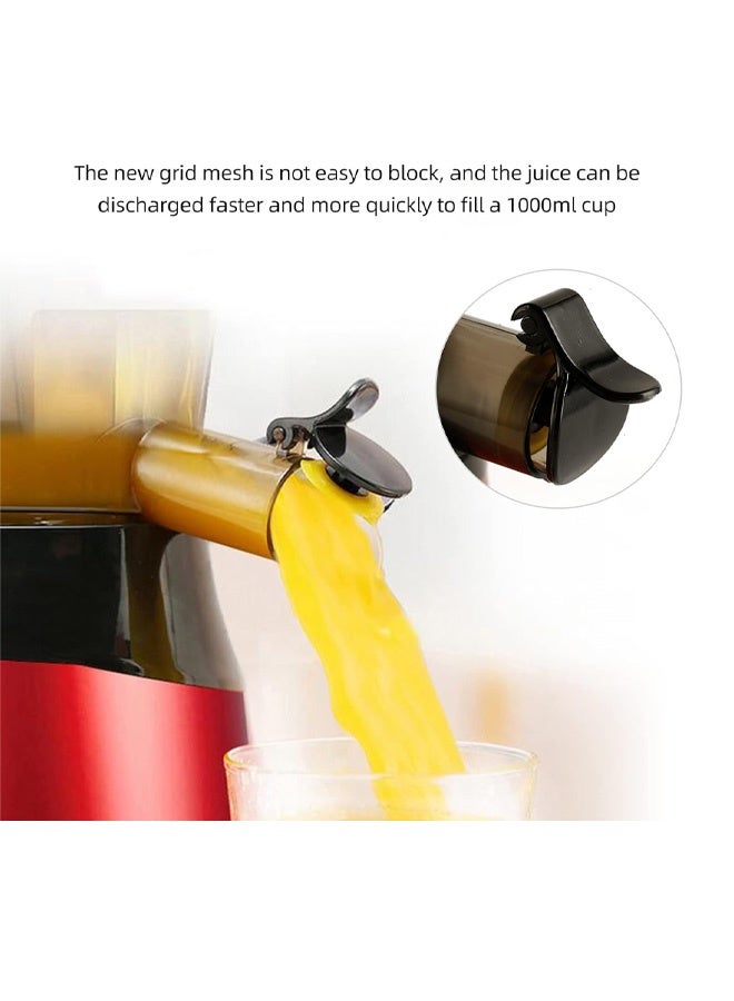 Juicer Machines, Juicer Machines Vegetable And Fruit,Cold Press Juicer with Two Speed Modes Easy to Clean Brush Quiet Motor Ergonomically designed for easy access and storage  - Image 4