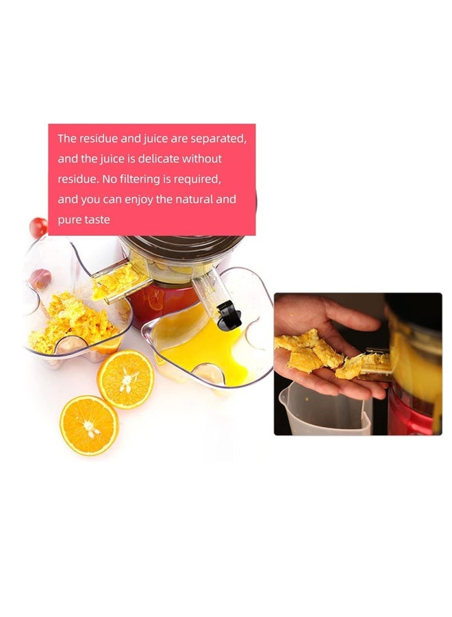 Juicer Machines, Juicer Machines Vegetable And Fruit,Cold Press Juicer with Two Speed Modes Easy to Clean Brush Quiet Motor Ergonomically designed for easy access and storage  - Image 5