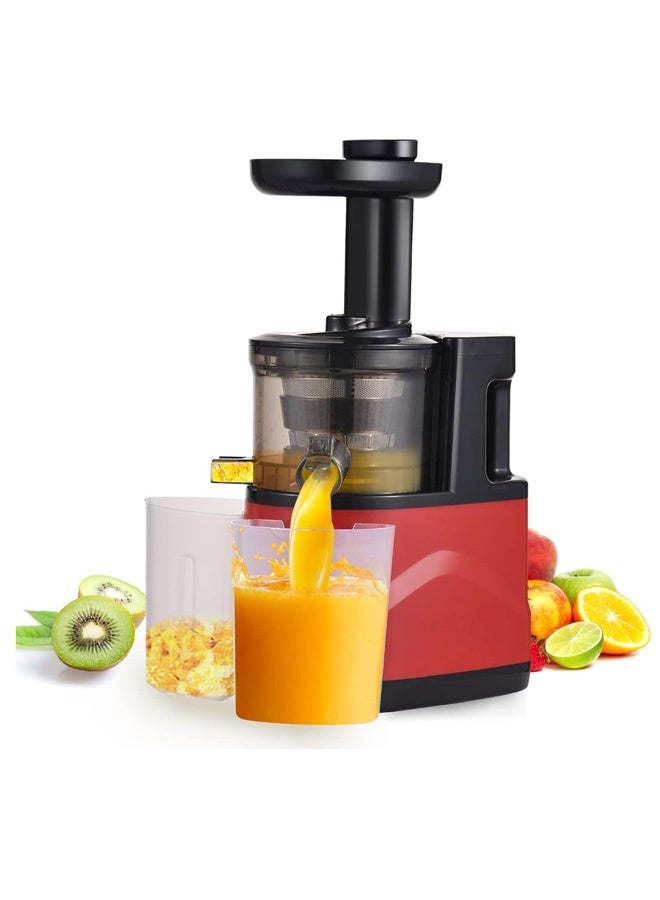 Juicer Machines, Juicer Machines Vegetable And Fruit,Cold Press Juicer with Two Speed Modes Easy to Clean Brush Quiet Motor Ergonomically designed for easy access and storage  - Image 1