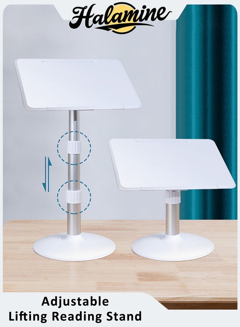 هالامين أرفف القراءة القابلة للتعديل والرفع، أرفف القراءة الأرضية، أرفف الكتب متعددة الزوايا والارتفاع. - Image 1