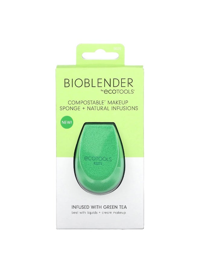 Eco Tools EcoTools, Bioblender, Compostable Makeup Sponge +  Natural Infusions, Green, 1 Sponge  - Image 2