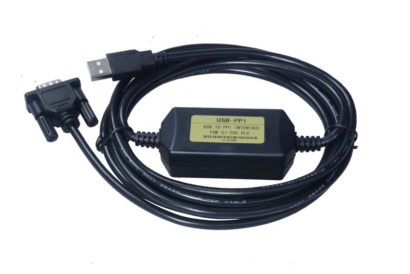 Washinglee كابل برمجة Washinglee USB إلى PPI لسيمنز PLC S7 200 و 200CN، متوافق مع سيمنز CPU221، CPU222، CPU224، CPU224XP، CPU226. - Image 1