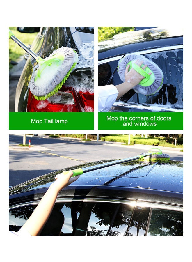 2 In 1 Microfiber Car Wash Brush Mop - Image 2