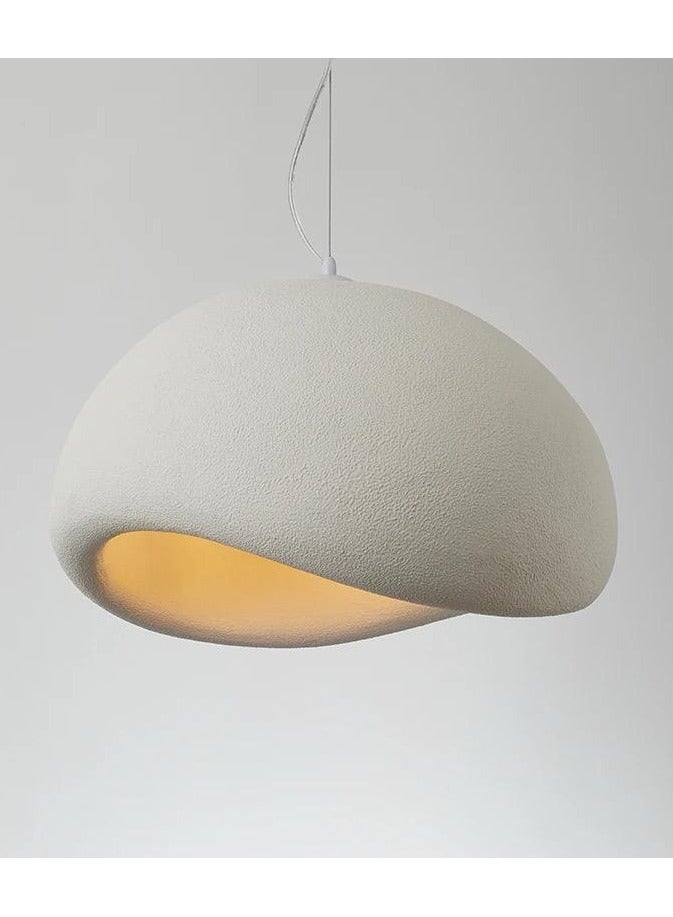 Wabi-sabi Style Resin Pendant Light Farmhouse Decor Adjustable Hanging Lamp Vintage Restaurant Suspension Lighting Fixture for Kitchen Dining Room Cafe Sink Clothing Store (Color : A-White,  - Image 1
