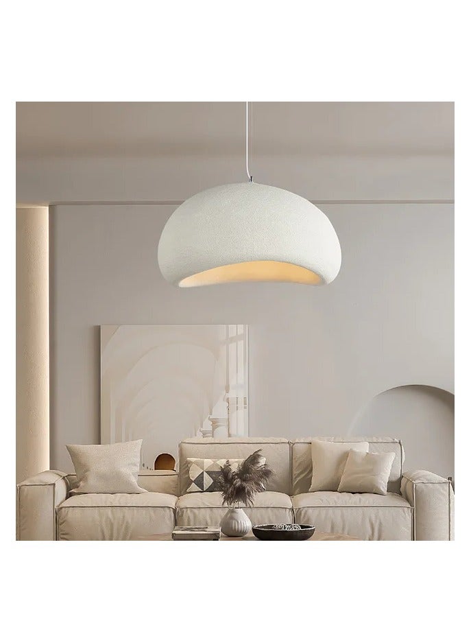 Wabi-sabi Style Resin Pendant Light Farmhouse Decor Adjustable Hanging Lamp Vintage Restaurant Suspension Lighting Fixture for Kitchen Dining Room Cafe Sink Clothing Store (Color : A-White,  - Image 4