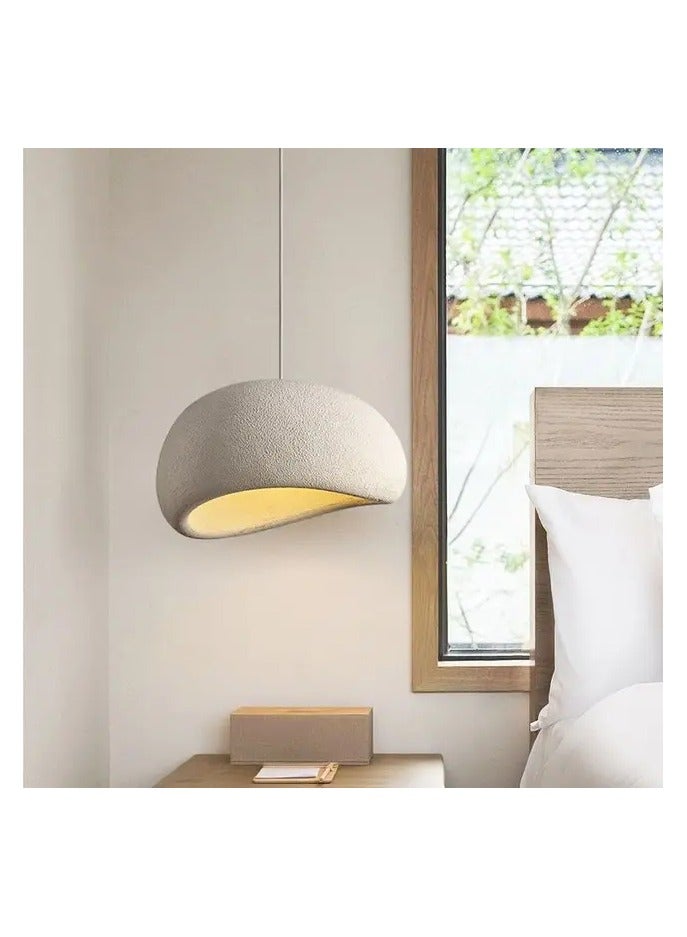 Wabi-sabi Style Resin Pendant Light Farmhouse Decor Adjustable Hanging Lamp Vintage Restaurant Suspension Lighting Fixture for Kitchen Dining Room Cafe Sink Clothing Store (Color : A-White,  - Image 5