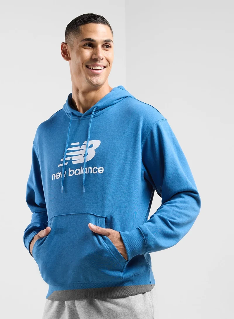 New Balance Essential French Terry Logo Hoodie