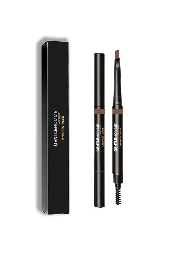 Gentlehomme Mens Eyebrow Pencil Light Brown, Easily Shape Define Fill Eyebrows and Beard, 2 in 1 brush and ultra-thin pencil, Waterproof Smudge Proof Sweatproof, Durable and Long Lasting (Light Brown) - Image 3