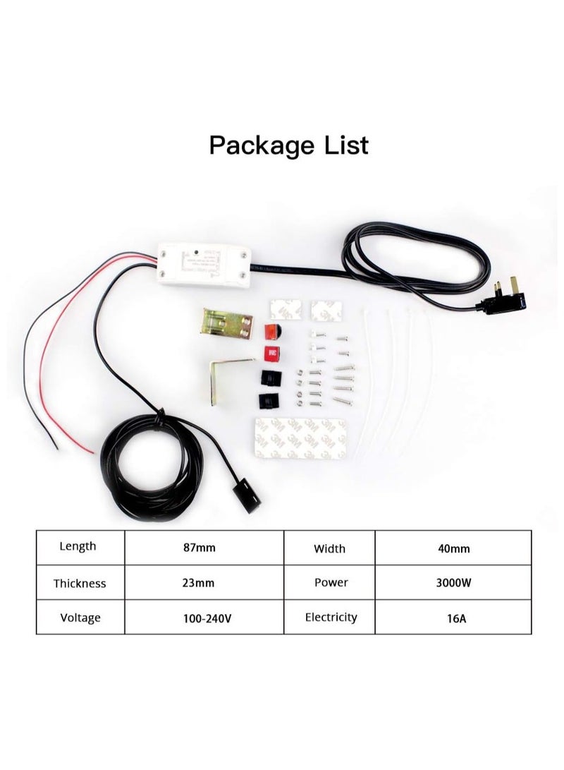 WiFi Smart Garage Door Controller Opener Smart Life/Tuya APP Remote Compatible With Alexa Echo Google Home No Hub Require
