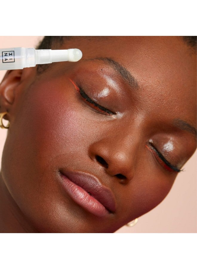 3INA Makeup Eye Gloss 100 Liquid Eyeshadow Pen Blendable Transparent Luminous Eye Shadow Wet Look Effect Vegan Paraben And Cruelty Free - Image 2