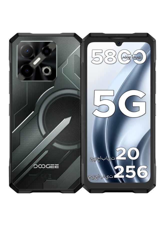دوجي هاتف DOOGEE Blade GT Play 5G FHD+ 120Hz المتين، هاتف ذكي متين نحيف بسمك 10.5 مم وخفيف الوزن بوزن 265 جم مع تأثير ضوئي RGB، هاتف خلوي متين بمعالج 6nm D7025، ذاكرة 20 جيجابايت + 256 جيجابايت، بطارية 5800 مللي أمبير، كاميرا 50 ميجابكسل مزودة بتقنية الذكاء الاصطناعي، تقنية NFC - Image 1