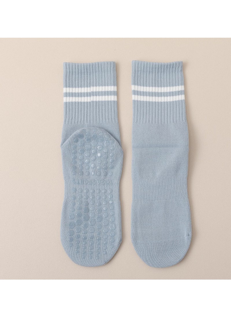 KUYING Fashion Anti Slip Breathable Sports Socks Three Piece Set 