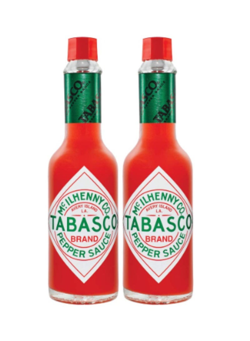 Tabasco Red Pepper Sauce 2 x 60ml - Image 1