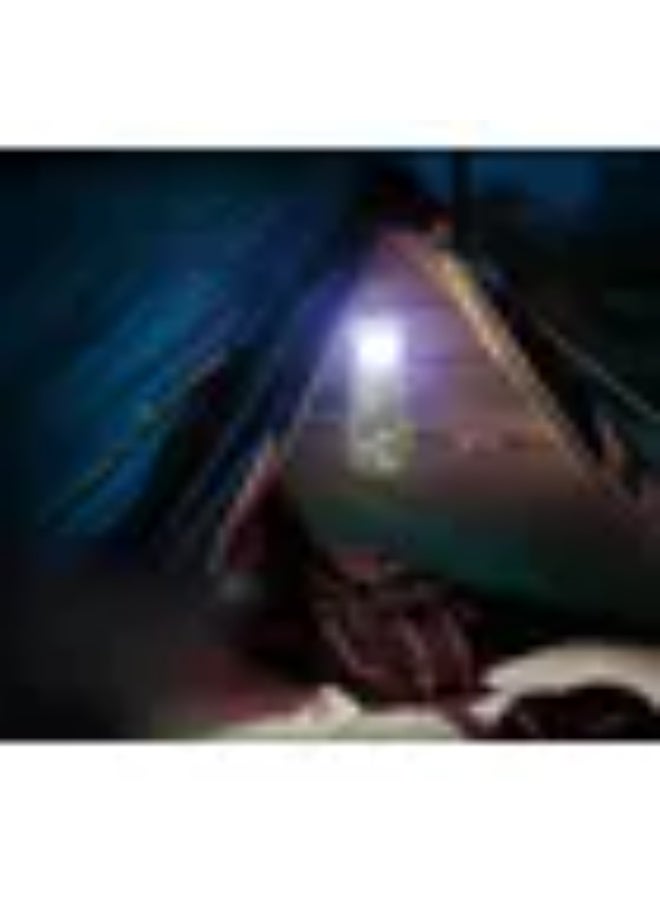 سمارتكس مصباح تخييم LED يعمل بالطاقة الشمسية قابل لإعادة الشحن، مزود بمروحة خضراء داكنة - Image 3